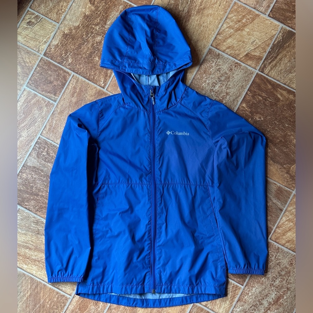 Columbia Kids Vibrant Blue Raincoat